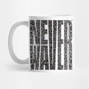 Kaleidoscope Gray Leopard Never Waver Mug